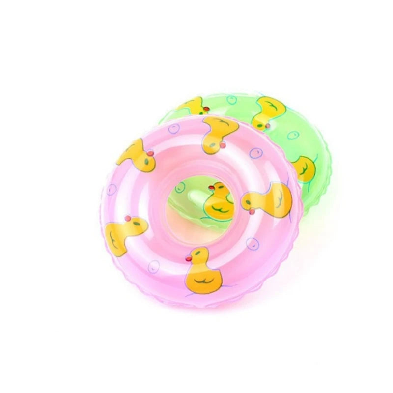 Summer Turtle Water Play Kayak Toys Mini Swimming Ring Aquarium Fish Tank Pool Floating Objects Decorative Ornament For Fish New