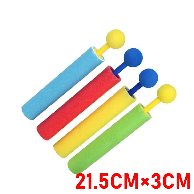 4pcs Water Blaster Water Guns for Kids Shooter Portable 4 Colors 30ft Range Children Foam Water Gun Summer Swimming Pool Toys